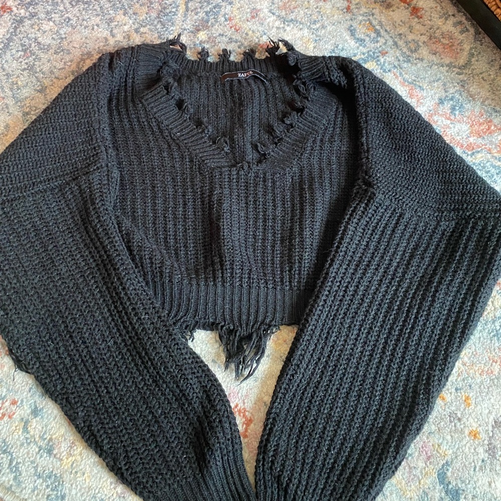 Cropped sweater